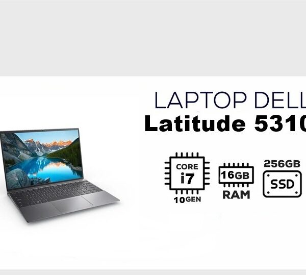 Dell Latitude 5310, Core i7-10ª generación, 16 RAM, SSD 256 (usada)