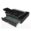 AZ001CTM12 CD30 01 L Caja Registradora de Dinero Custom America Negra – Metálica para Punto de Venta POS