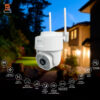 Cámara Inteligente Wi-Fi PTZ para Exteriores Nexxt NHC-OP10 5MP 2K