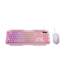 TECLADO2 Combo Gamer Xtech XTK-540S Mirana – Teclado y Mouse COLOR ROSA USB