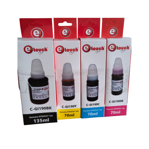 TINTA IMPRESORA CANON GI-190 ETOUCH® 4PACK