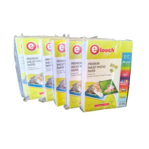 papel foto 4x6 PAPEL FOTO 4X6" 220GRS 100 HOJAS ETOUCH®