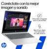 Laptop HP Notebook, 15.6 Pulgadas FHD, Intel Core 3-100U, 8GB RAM, 512GB Almacenamiento, Win11 Home, Color Plata, Teclado Español